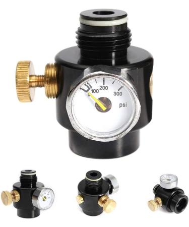 Adjustable Airsoft PCP Paintball Tank Regulator | 0-300 PSI Output Pressure | 0.825-14NGO Thread - Buy Online on GoSupps.com