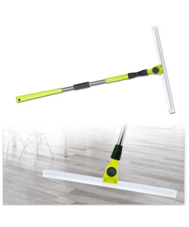 Silicone Brooms for Floor Cleaning with 51 Long Handle Silicone Brooms for Floor Cleaning Broomi Cleans Glass Fine Dust Hair Liquids