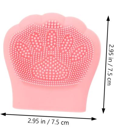  Beatifufu 4 Pieces Cleansing Brush Rabbit Ears Body Massager Facial Cleansing Brush Hand Massager Face Massager Silica Gel Miss Bear Paw Household - Buy Online on GoSupps.com