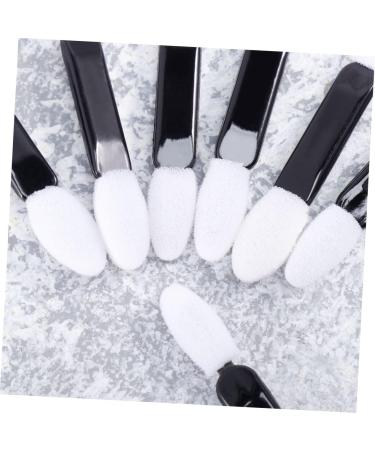 FOYTOKI 100pcs Women Eyeshadow Brush Make up Sponges for Face Eye Shadow Miss White Double Sided Sponge Head M White - Buy Online on GoSupps.com