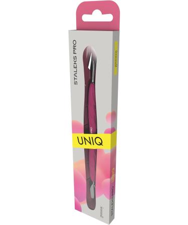 STALEKS PRO by Natury Nails Cuticle Pusher with Rubber Silicone Handle Stainless Steel UNIQ 10/3 - Buy Online on GoSupps.com