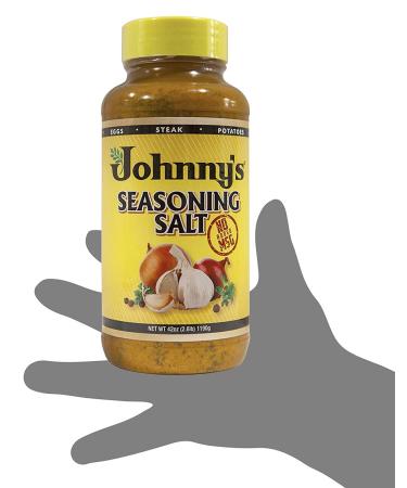 Johnny's Seasoning Salt 42oz - No MSG | Premium Seasoning for Flavorful Dishes - Buy Online on GoSupps.com