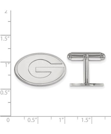 Georgia Sterling Silver Cuff Links - Premium Quality Accessories - Buy Online on GoSupps.com