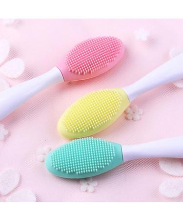 Healeved Lip Brush Tool 5pcs Exfoliating Lip Scrub Brush Double-Sided Silicone Lip Exfoliator Brush Lip Scrubber Brush for - Buy Online on GoSupps.com