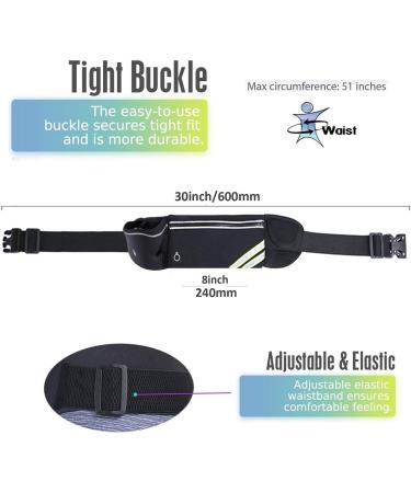 MOVOYEE Running Belt with Water Bottle Holder for iPhone 13 12 11 Pro Max Xr Xs X 8 7 6 Plus Mini/Galaxy Reflective Phone Belt Bag for Running Women Men Hydration Waist Pack Fanny Pack Runner Pouch 01-Black - Buy Online on GoSupps.com