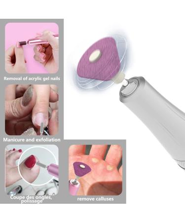 Foxzone Electric Nail Drill - Professional 35000 RPM Portable Nail File with Visible Display Screen for Acrylic Gel Nails - Silver - Buy Online on GoSupps.com