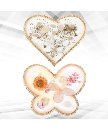  FRCOLOR 6 Pieces Drawing Color Palette Resin Nail Palette Display Plate Nail Art Pigment Plate Color Mixing Display Board Crystal Nail Polish - Buy Online on GoSupps.com