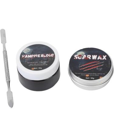  Shanrya Scar Wax Coagulated Blood Kit Safe Real Effect Scar Wax 30g for Cosplay - Buy Online on GoSupps.com