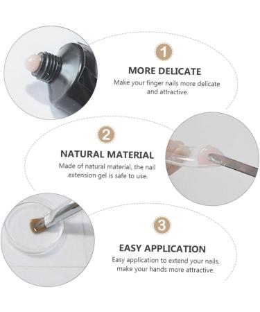 MAGICLULU 2 Sets Nail Extension Glue Set Nail Lengthen Kit Nail Extension Gel Nail Builder Gel Kit Gel Extension Nail Kit Poly Nail Gel Slip Solution Nail Polish Plastic Manicure - Buy Online on GoSupps.com