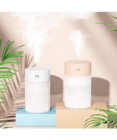 Mini USB Humidifier with Night Light - Portable Room & Car Essential Oil Diffuser - Pink - Buy Online on GoSupps.com