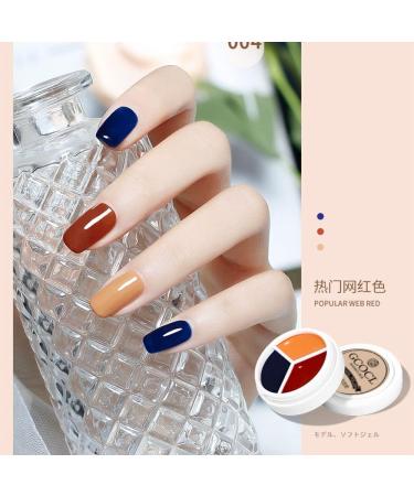 Nail Art for DIY Drawing Manicure Soak Off Gel Three-color Solid Canned Gel Painting Gel Can Gel(02) - Buy Online on GoSupps.com