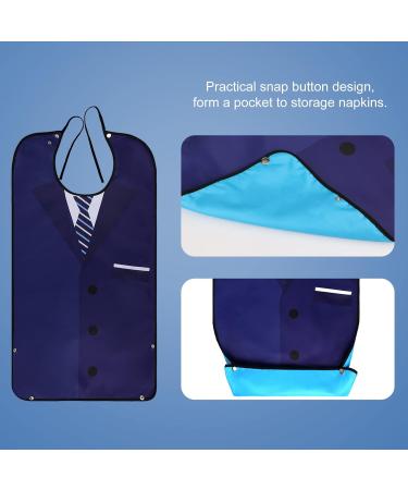 AIEX Adult Bibs - Waterproof Floral Print, Washable & Reusable Clothing Protectors - Buy Online on GoSupps.com