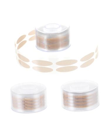 FRCOLOR 3 Rolls invisible Invisible Tapes olives breathable Adhesive strip invisible double eyelid Double Eyelid Tapes double eyelid sticker double eyelid fiber cylinder
