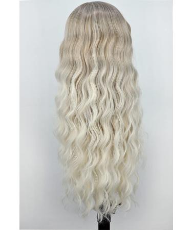 Porsmeer Long Curly Blond Ombre Wig for Women | Natural Afro Everyday & Cosplay Costume | Light Gold Halloween & Carnival Wig - Buy Online on GoSupps.com