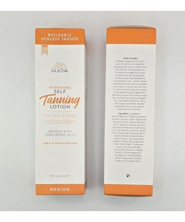 Self Tanner Medium 2024 | Non-Toxic Sunless Tanning Lotion for Face & Body | Gradual Tanning with Hyaluronic Acid | 7.5 oz - Buy Online on GoSupps.com