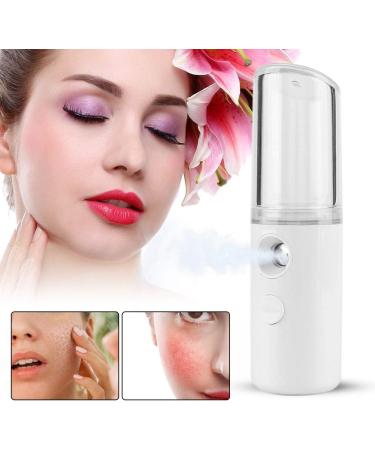 25ml Pink White Optional Nano Atomization Mist Sprayer Face Skin Moisturizing Mist for Home Office and Outdoor Cooling Skin Sprayer for Keeping Moisturizing(White) - Buy Online on GoSupps.com