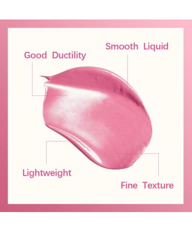 Erinde Soft Pinch Dewy Liquid Cream Blush Long Lasting Buildable & Moisturizing Face Blusher Pen for Cheeks (02# 2-Pack) | Soft Velvet Silk Texture - Buy Online on GoSupps.com