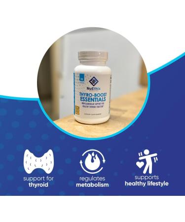 NuEthix Thyro-Boost Essentials - Non-Glandular Support for Optimal Thyroid Function | 90 Capsules - International Shipping Available - Buy Online on GoSupps.com
