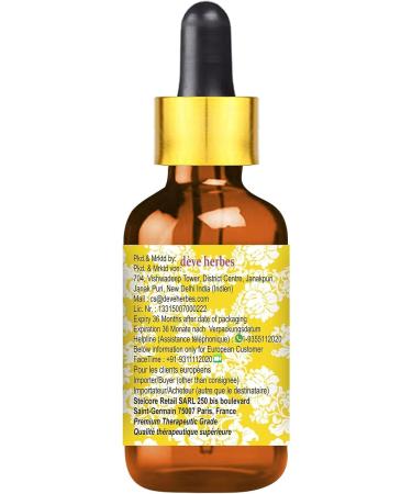 Deve Herbes Pure Aloe Vera Oil with Glass Dropper - 30ml (1 oz) | 100% Natural Aloe Barbadensis for Skin & Hair Care | Worldwide Shipping - Buy Online on GoSupps.com