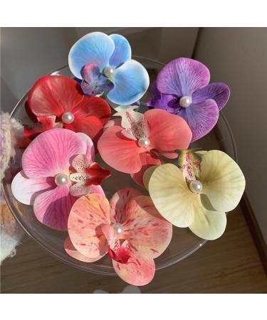 hgnxa Elegant Flower Hair Clip Unique Hair Barrettes Large Flower Acrylic Hair Clip Chic Hairpin for Weddings and Parties - Buy Online on GoSupps.com