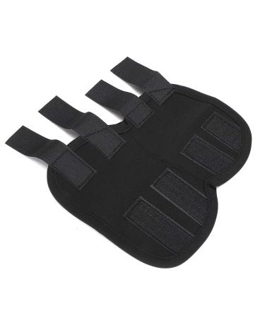 Dog Leg Cover Anti Lick Pet Knee Protective Case Dog Leg Assist Support Pad Wound Recovery Cover(S Black)