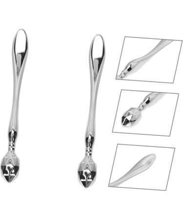 Angoily 2pi ces B tons De Massage Pour Yeux Accessoires De Pour Contour Yeux Fatigue 8x1cm argent - Buy Online on GoSupps.com