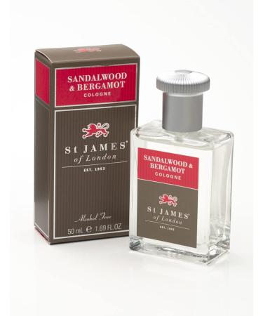 St James of London Sandalwood & Bergamot Cologne 1.69 Fl Oz - Buy Online on GoSupps.com