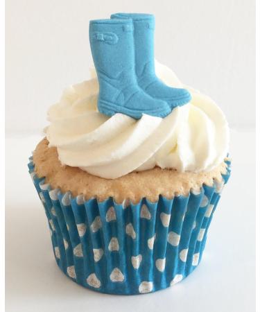 6 Fun & Vibrant Edible Sugar Wellies: Mixed Colours - Buy Online on GoSupps.com