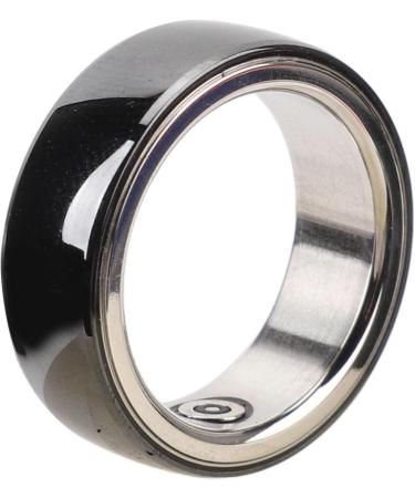 Sleep Tracking Smart Ring | Temperature Monitoring Wearable Gift - Black No. 18 | International Shipping - Buy Online on GoSupps.com