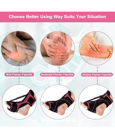Adjustable Plantar Fasciitis Night Splint for Pain Relief - Breathable Heel and Foot Support - Buy Online on GoSupps.com
