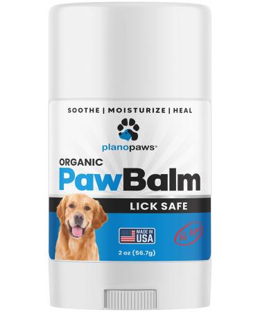 Lick Safe Dog Paw Balm 2 Oz - Dog Paw Protector - Paw Soother for Dogs - Vet Recommended Dog Paw Protection from Heat, Sand, Snow - Paw Wax for Dogs - Fix Dry Cracked Paws - Natural Paw Balm for Dogs