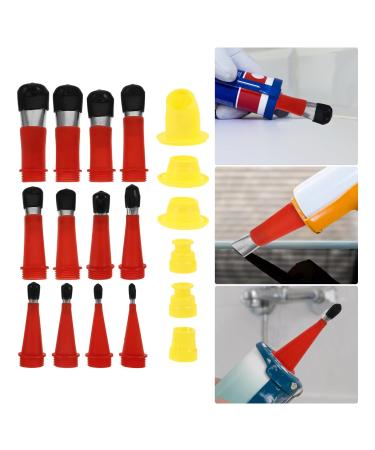 Homoyoyo Caulking Nozzle Set Stainless Steel Caulking Finishing Tool Practical Caulking Extension Nozzle - Buy Online on GoSupps.com