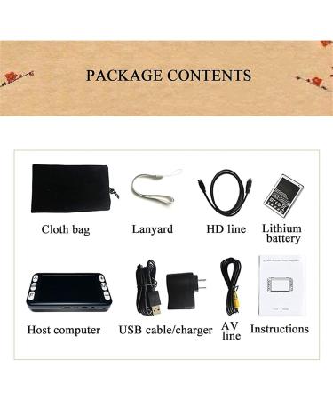 Electronic Reading Aid Digital Magnifier 5.0inch Digital magnifiers for Visually impaired Illuminated Vision Aid Books Newspapers USB Portable Digital Magnifier - Buy Online on GoSupps.com