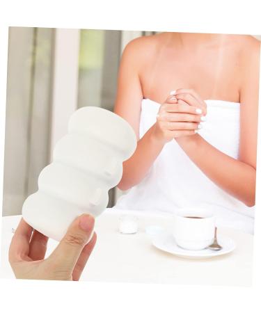 MAGICLULU 4 Sets Travel Bottle Travel Size Cosmetic Press Containers Travel Containers for Cream Daily Use Lotion Jar Silicone Travel Containers Sealed Container Travel Can Storage White Pp - Buy Online on GoSupps.com