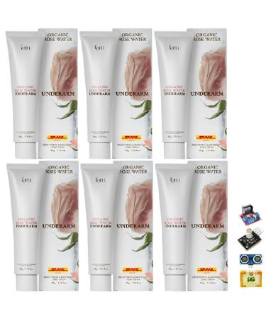 FEM Organic Rose Water Lavender Rosemary Moisture Nourish Natural Smooth Skincare 1.76 FL.OZ. Set 6 A977 By Thaigiftshop Get Free Tomato Facial Mask