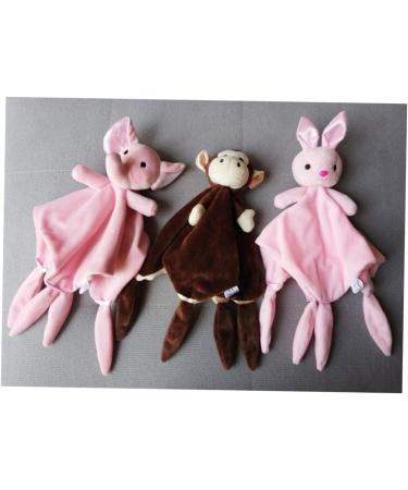 Garneck Soothing Towel for Babies | Cute Little Dog Plush Toy Blanket | Pink Love Blanket & Bibs - Perfect Baby Gifts - Buy Online on GoSupps.com