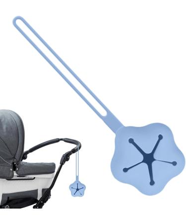 Kaxenig Silicone Pacifier Cover & Holder Case | Pentagram Shape Baby Pacifier Box with Lanyard - Blue - Perfect for Diaper Bags - Buy Online on GoSupps.com
