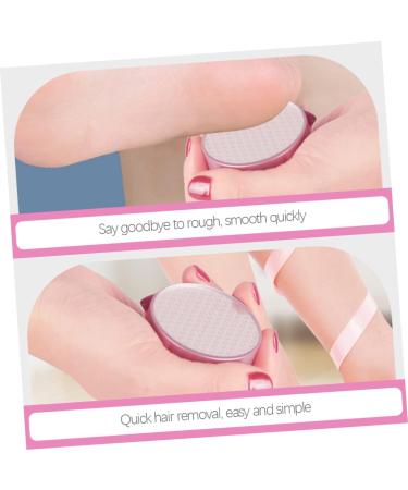 Ipetboom Hair Removal Foot Scrubber Feet Callus Remover Dead Skin Remover 2 in 1 Hair Eraser Foot File Foot File Hair Remover 2 in 1 Heel Scraper Hair Organ Double-Sided Nano Glass Care - Buy Online on GoSupps.com