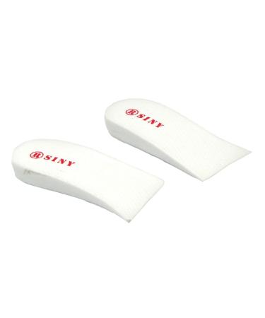 SINY 0.8 inches Shoe Insoles for Women and Men Height Increase Pad Air Cushion White Lift Kit