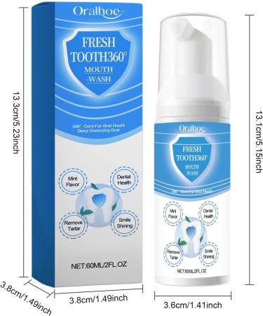 Whitening Toothpaste Mousse 60ml Brighten Teeth Remove Stains & Color Correction Foam for White Teeth | 1PC - Buy Online on GoSupps.com