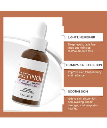 Retinol Anti-Wrinkle Facial Serum Concentrate Improves Skin s Elasticity & Tone and Minimizes Appearance of Fine Lines & Wrinkles Look Younger With The Age-Defying Power Of Retinol (3pc) - Buy Online on GoSupps.com