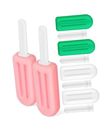 Anneome 6pcs Popsicle Shape Silicone Aligner Chewies Chew Sticks for Braces Handle Braces Chewies for