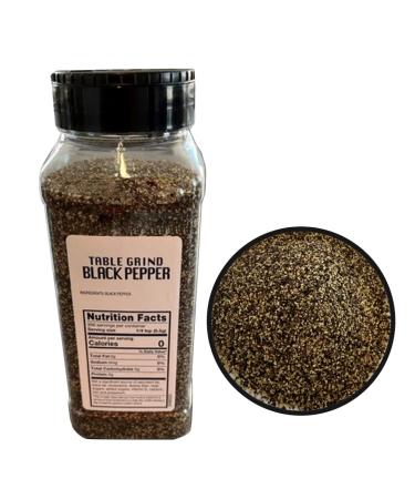 Ground Black Pepper | Restaurant Table Grind | 1 Pound Canister |ervice