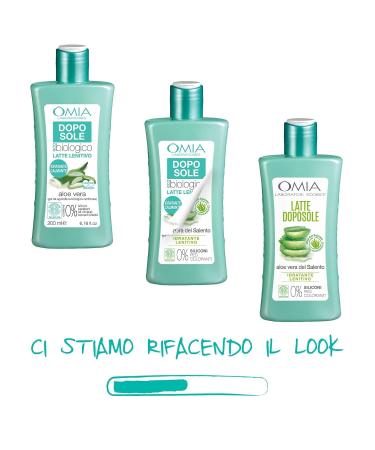 Omia Latte Doposole Biologico Aloe Vera 200ml - Assorbenti Sciutto Pulito Numero 1 in Italia | Tecnologia Instant Dry - Buy Online on GoSupps.com