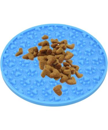 Bangp Dog Lick Pad - Sluggish Feed Mat for Bathroom Training Distraction Mat & Treat Pad with Strong Suction (Blue Paw) - Buy Online on GoSupps.com