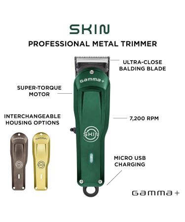 GAMMA+ Skin Professional Bulk Balding Clipper - Cordless Super Torque Hair Clipper for International Shipping - Buy Online on GoSupps.com