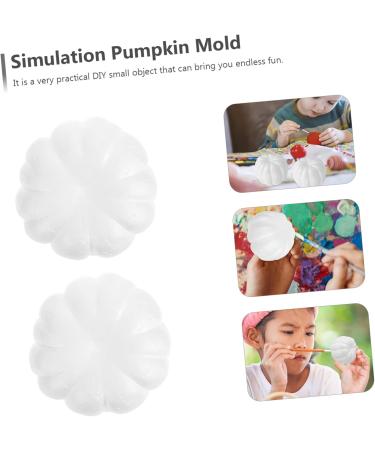 Abaodam 40 Pcs Foam Simulation Pumpkin Stencils for Kids Durafoam Pumpkin Simulation Pumpkin Mold Child Mini Whitex4pcs 8X8CMx4pcs - Buy Online on GoSupps.com