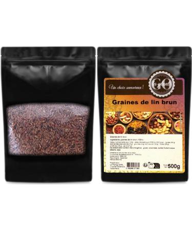Brown flax seeds 500 g - LA PLANTIGO - Buy Online on GoSupps.com