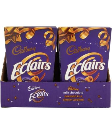 Cadbury Eclairs OFFICIAL Milk Chocolate-Centred Caramel Sweets in Carton Boxes for Celebratory or Festive Sharing 6 x 420 g 420g - Buy Online on GoSupps.com