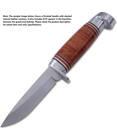 Cowhide Leather Handle Washers - Oval Shape - (1.30 x 1.00 x .125) - (Brown) - USA Made - (for Knife Making & Hobby) - (100 Pack) Cowhide Handle Washers - (Oval)(Brown) - (100 Pack) - Buy Online on GoSupps.com